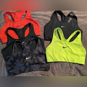GUC bundle of Nike Sports Bras! I believe 2 are NWOT SF/PF home